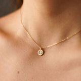 Baby Sparks Initial Necklace