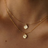 Baby Sparks Initial Necklace