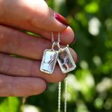 Moment in Time Initial Tag Necklace