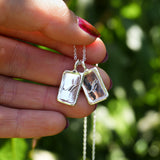 Moment in Time Initial Tag Necklace