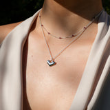 Puffy Heart Lock Necklace