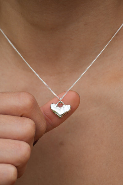 Little Love Token Necklace | Personalized Heart Pendant | Vivi Ami