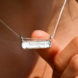 Horizontal Signature Necklace