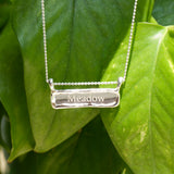 Horizontal Signature Necklace