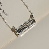 Horizontal Signature Necklace