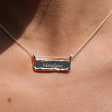 Horizontal Signature Necklace
