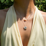 Marshmallow Daisy Necklace