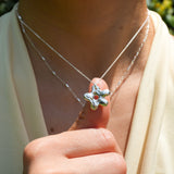 Marshmallow Daisy Necklace