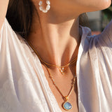 Cosette Pearl Hoops